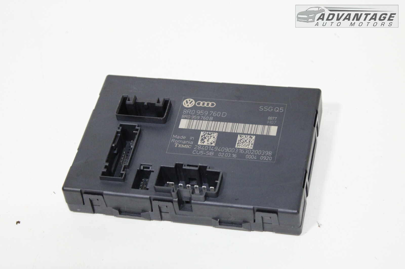 2009-2017 AUDI Q5 FRONT LEFT DRIVER SIDE SEAT MEMORY CONTROL MODULE UNIT OEM