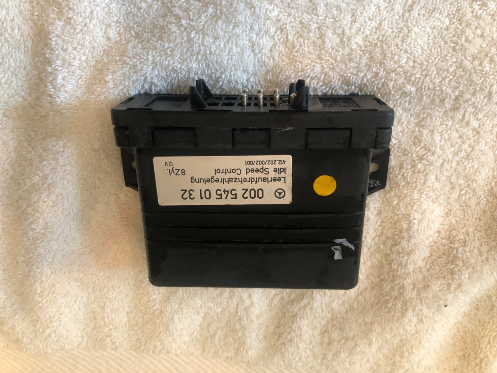 Mercedes 380SL 380SEC 500SEC Idle Control Module 8 Pin Version 002 545 01 32 OEM
