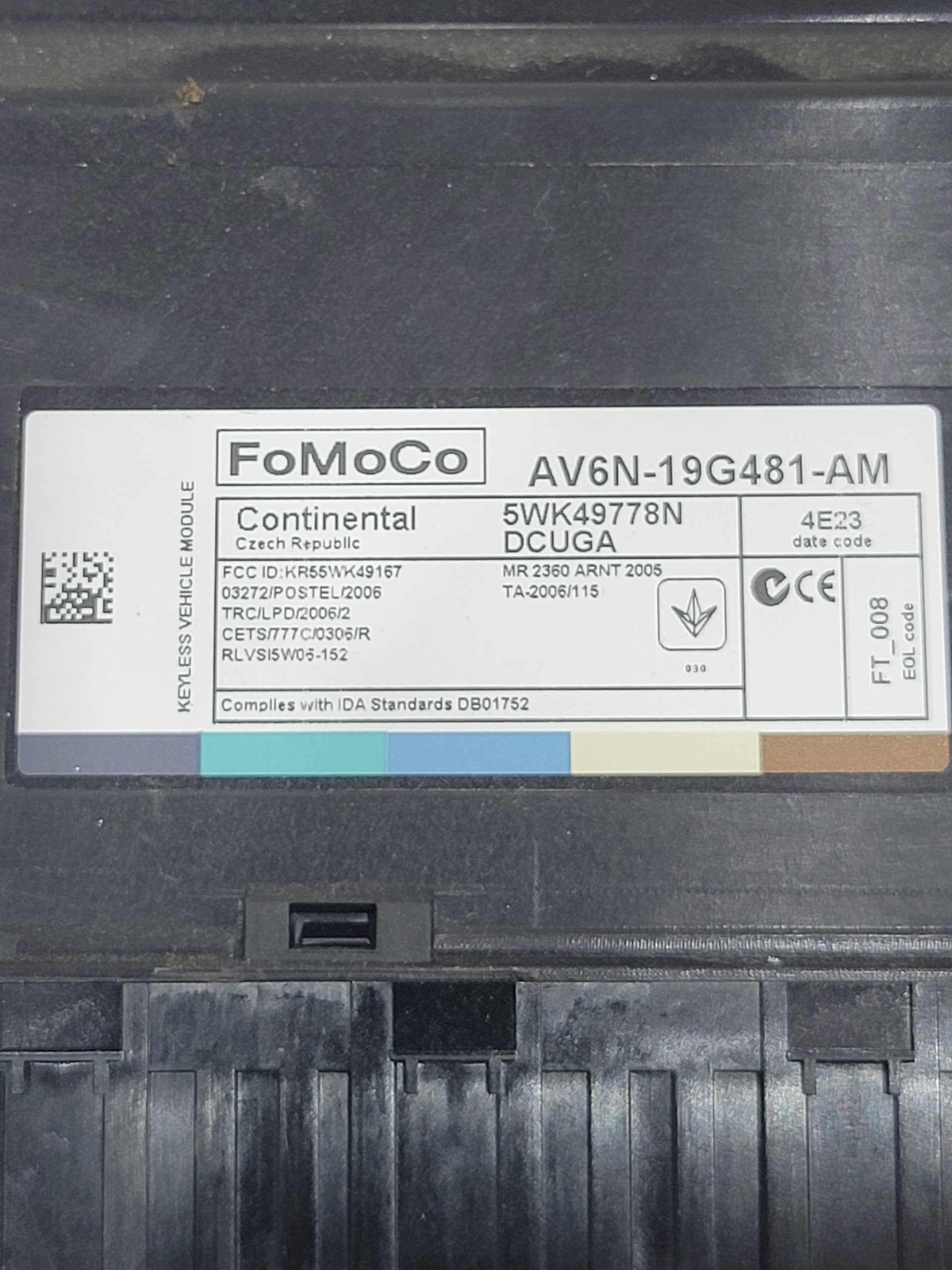 Passive Keyless Entry/Start Module Ford C-Max Escape Focus OEM AV6N-19G481-AM