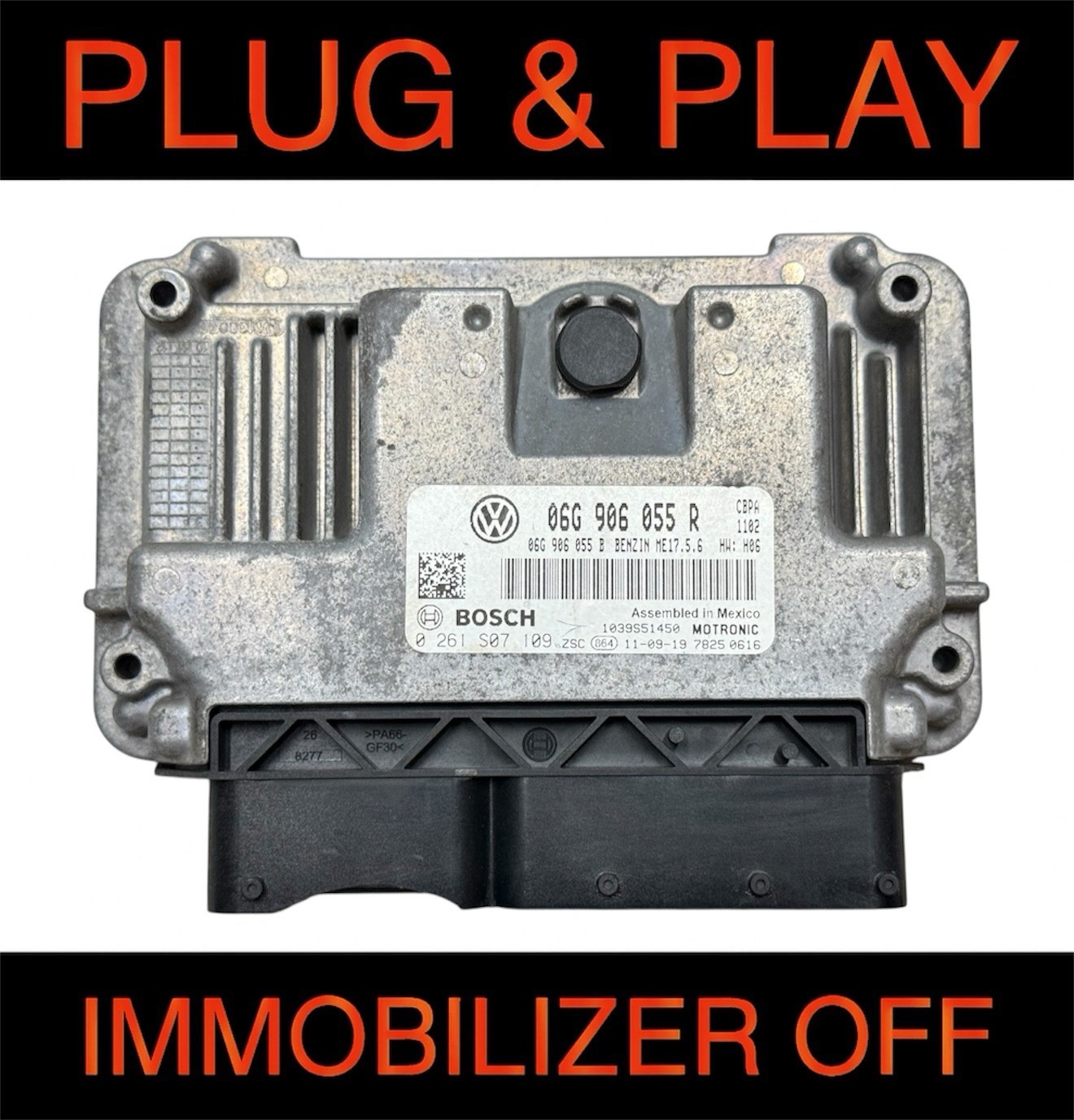 2012 Volkswagen Jetta 2.0L Engine Computer ECU ECM PCM 06G906055R PROGRAMMED