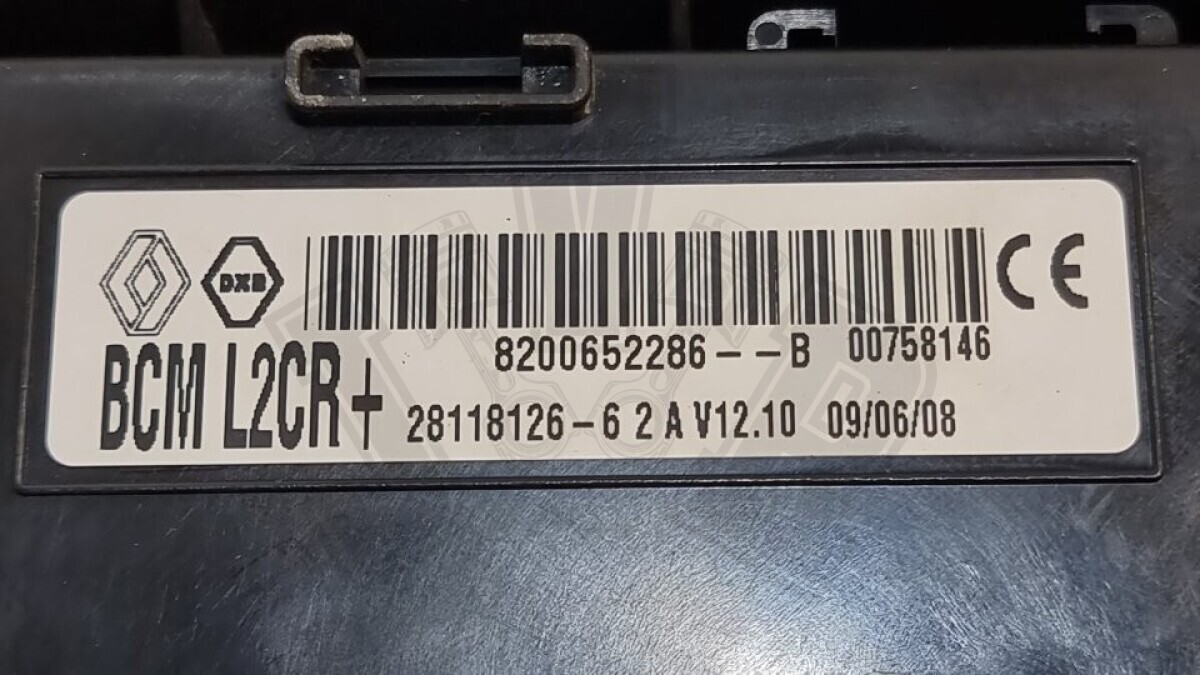 RENAULT CLIO Body Control Module BCM UNIT X85 FUSE BOX ASSEMBLY 2008 8200652286