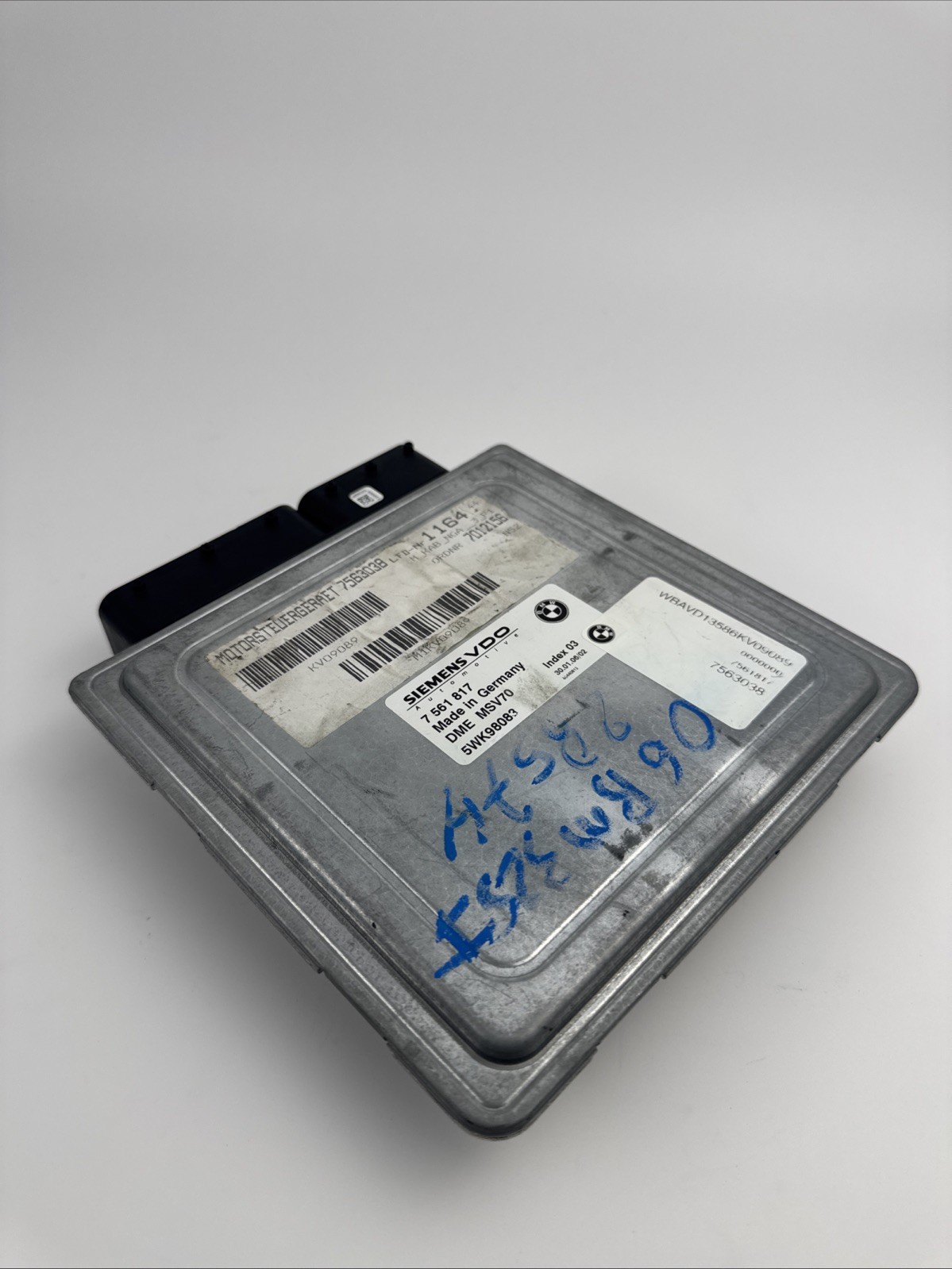 2006 BMW 330xi E90 ENGINE CONTROL MODULE COMPUTER MSV70 OEM ECU ECM DME 7561817