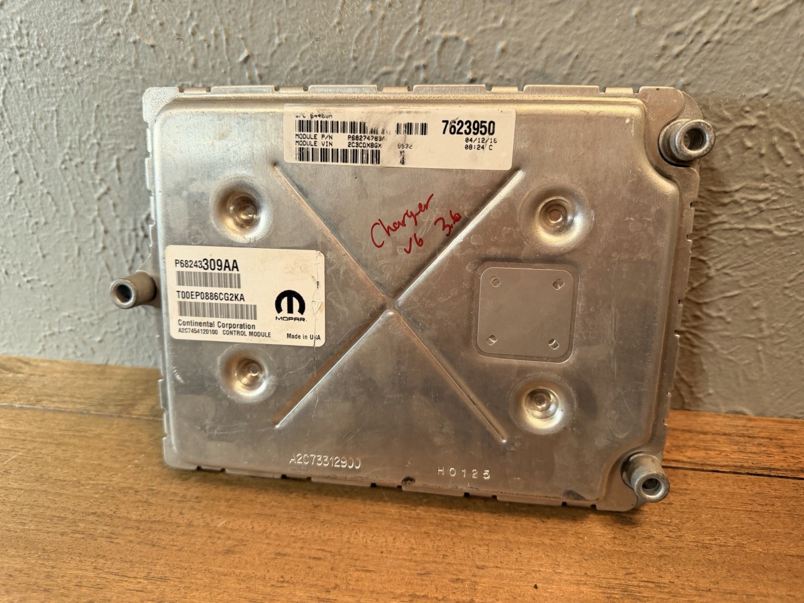 Chrysler 300 3.6L Factory ECU ECM PCM Vehicle Computer P68243309AA (2016)