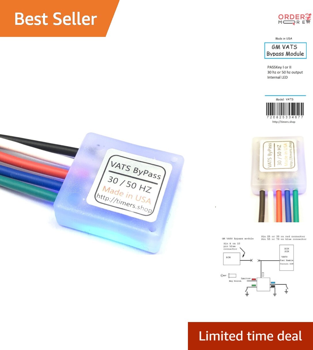 Lightweight GM VATS Bypass Module for PASSkey I & II – USA-Made Reliability