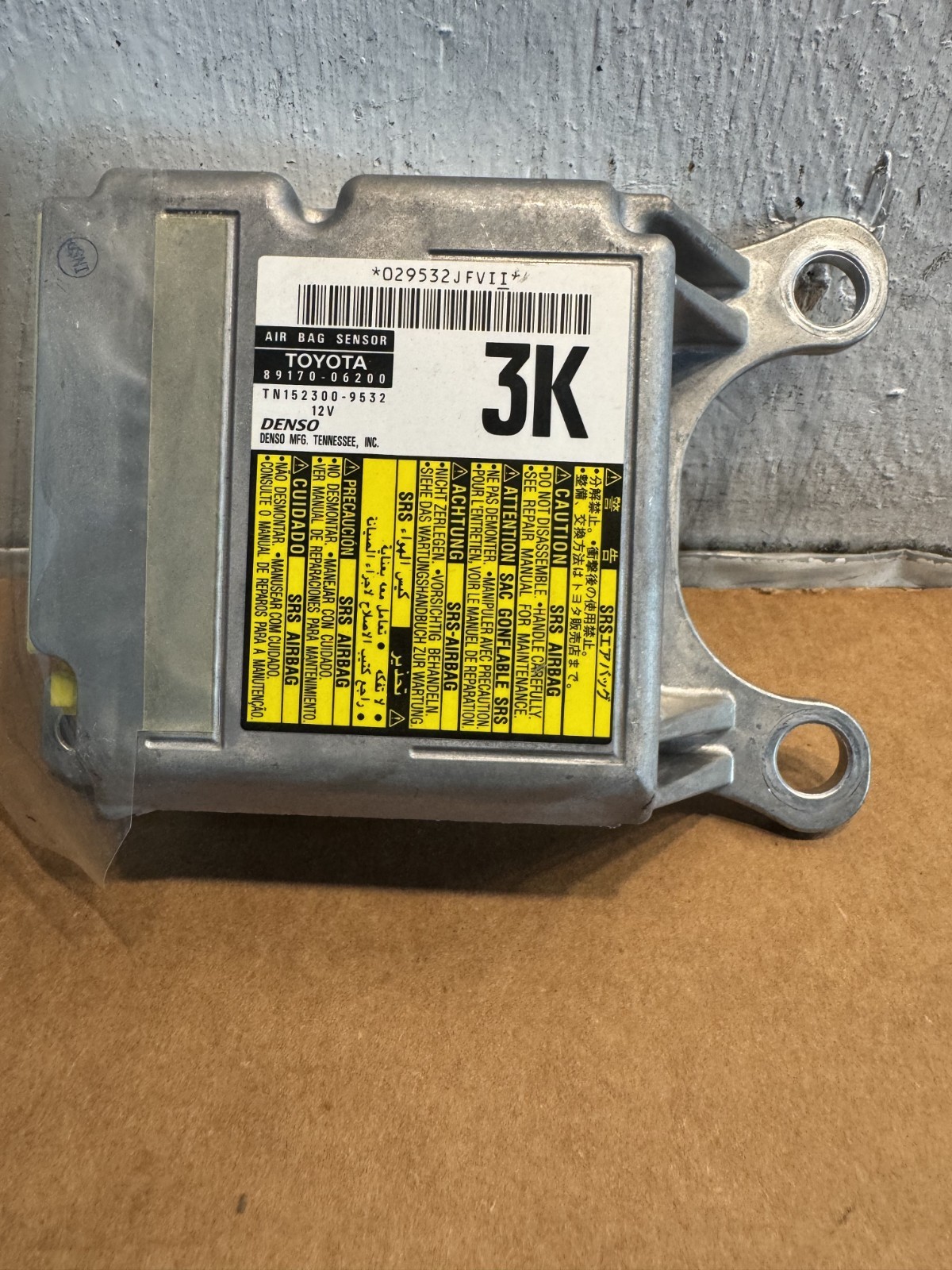 2007 -2010 TOYOTA CAMRY 2.4L SRS Computer Control Module 89170-06200 OEM