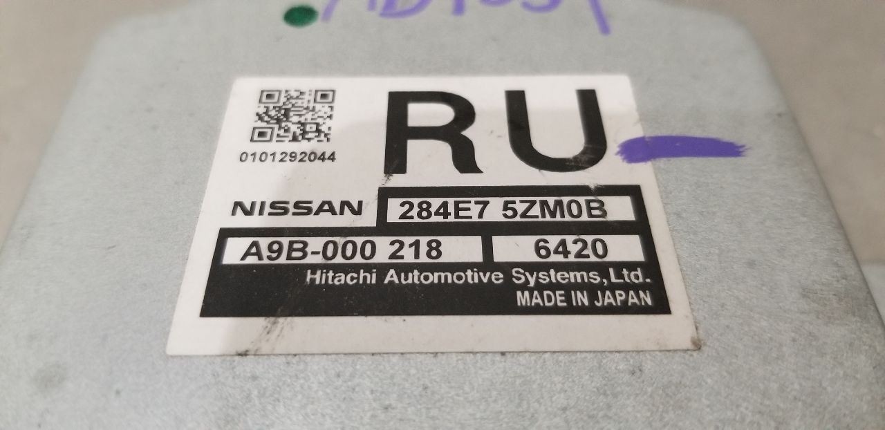 16 INFINITI QX80 ADVANCED DRIVER ASSIST MODULE 284E75ZM0B