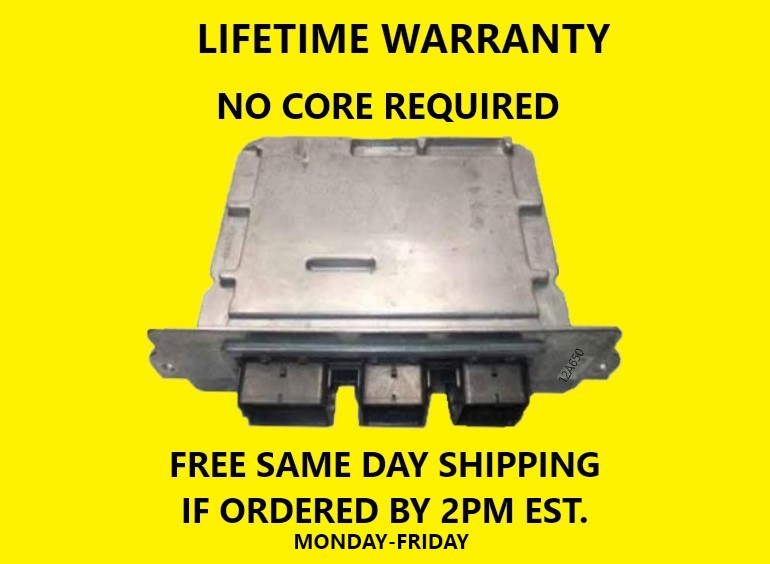 05 FORD FOCUS ECM, 78-9169F, LIFETIME WARRANTY! NO CORE