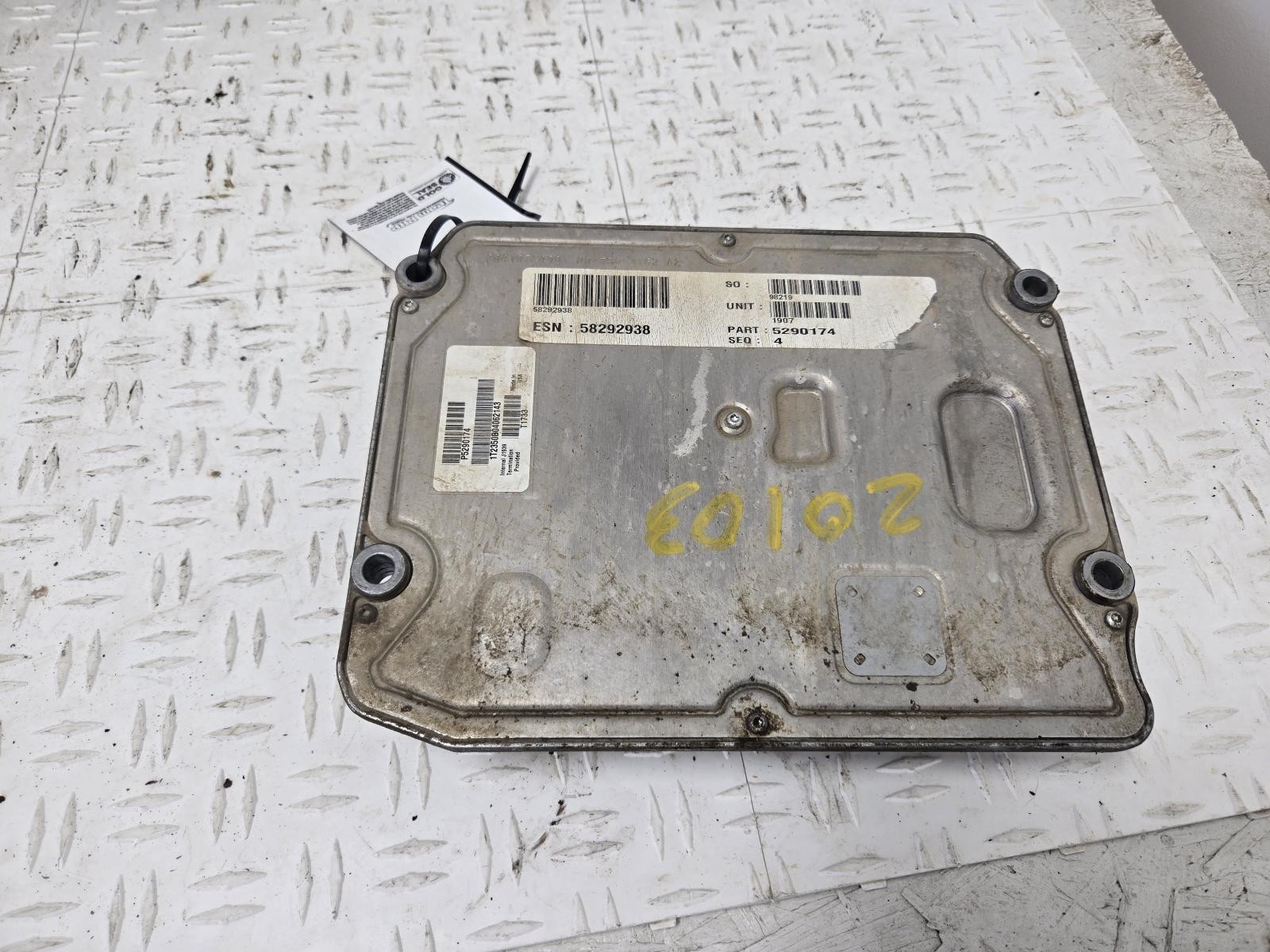 2013 Ram 4500-5500 Electronic Control Module, 6.7L Cummins, AT, 10LUG ID 5290174