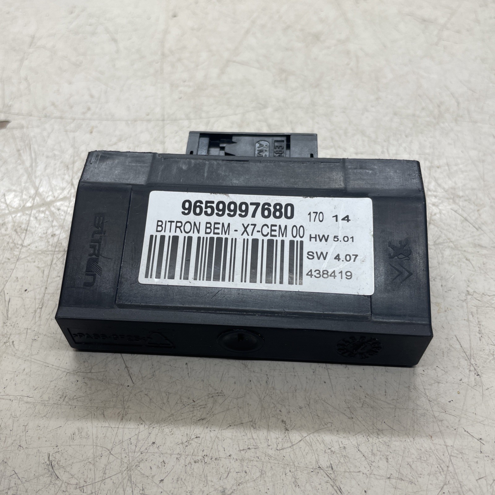 9659997680 electronics module 2004 9652593 CITROEN C4 BERLINA