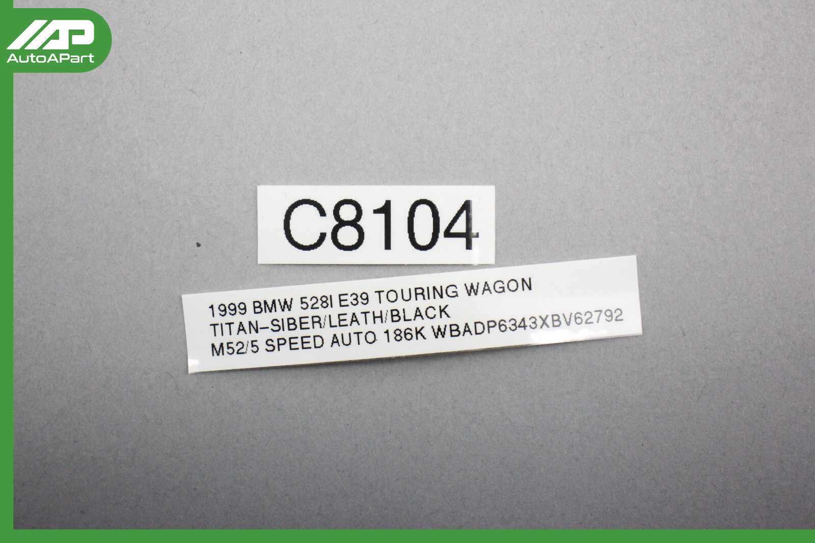✅ 99-00 BMW E39 528i Electronic Control Module Sdn2.8LAUTO Trans 7500255 OEM