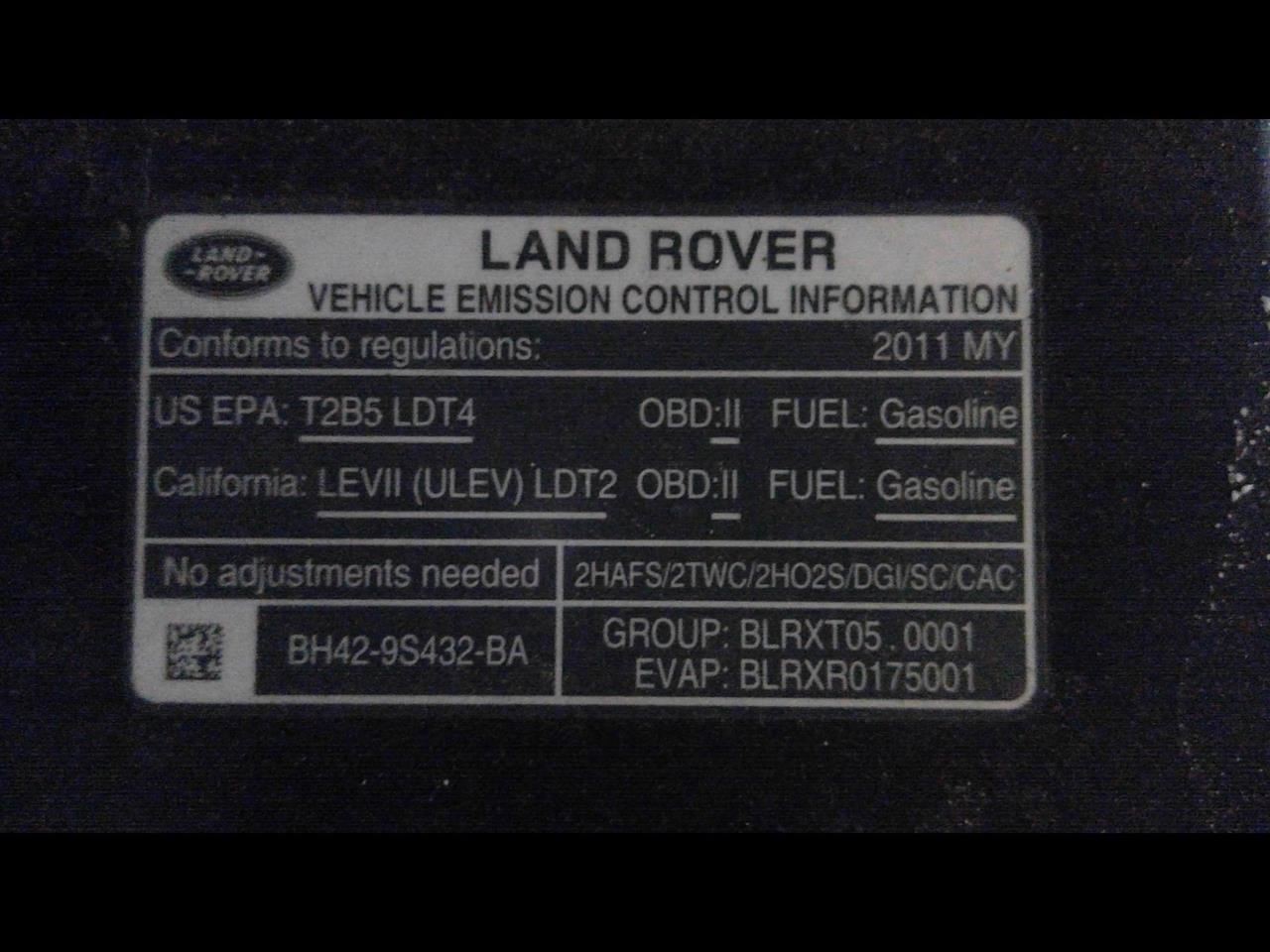 RANGE ROV 2011 Chassis ECM 158754