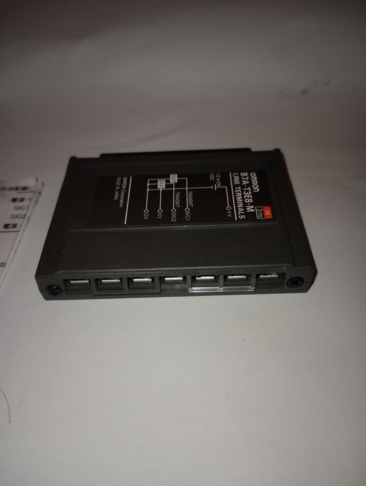 NEW GENUINE OMRON TYPE B7A-T3E8-M LINK TERMINALS MADE IN JAPAN USA STOCK