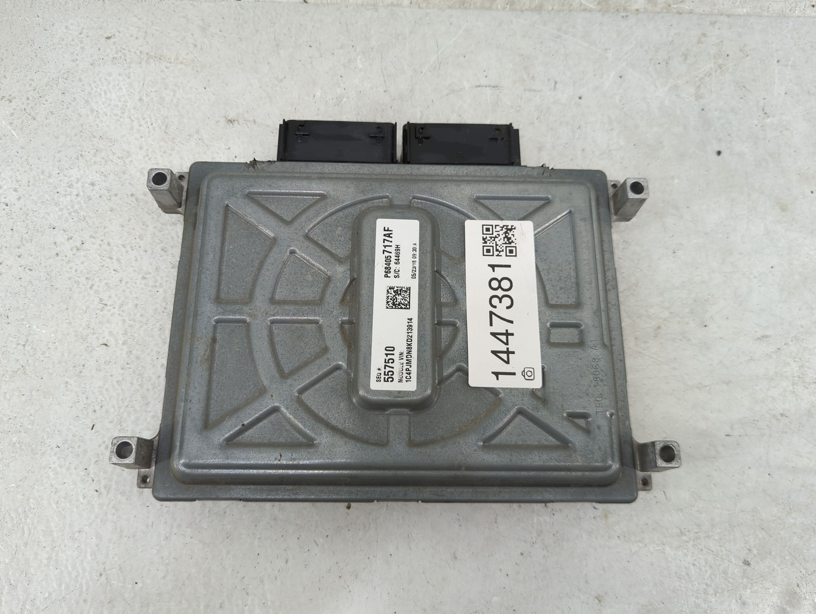 2019-2021 Jeep Cherokee Engine Control Computer Ecu Pcm Ecm Pcu Oem YZZU1
