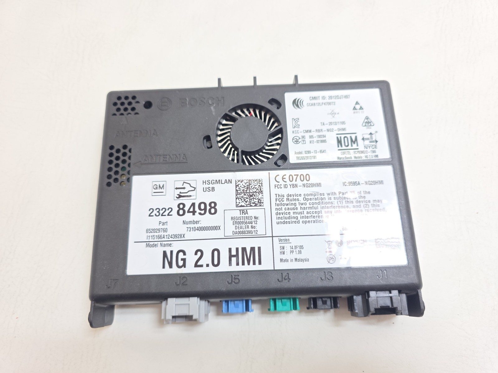 15-16 Buick Chevy GMC GM HMI Human Machine Interface Module 23228498 PLUG&PLAY