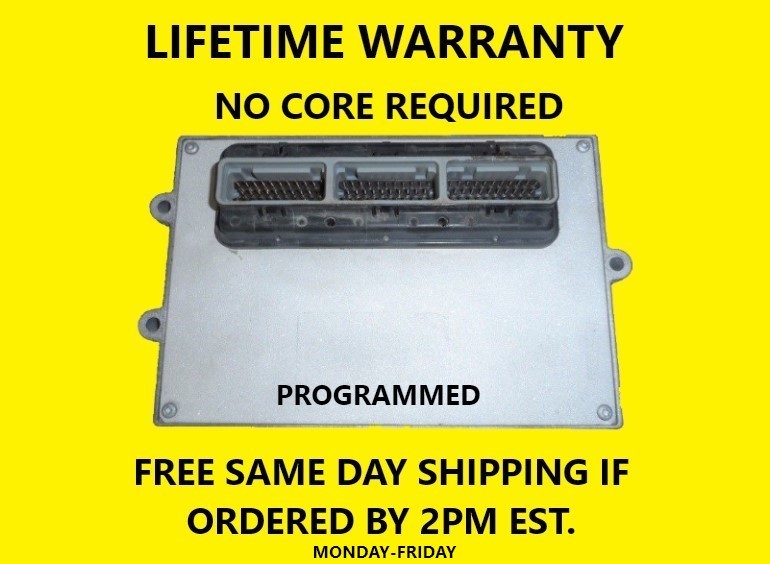 96 DODGE 1500-3500 ECM, 56040821, LIFETIME WARRANTY, NO CORE, PROGRAMMED
