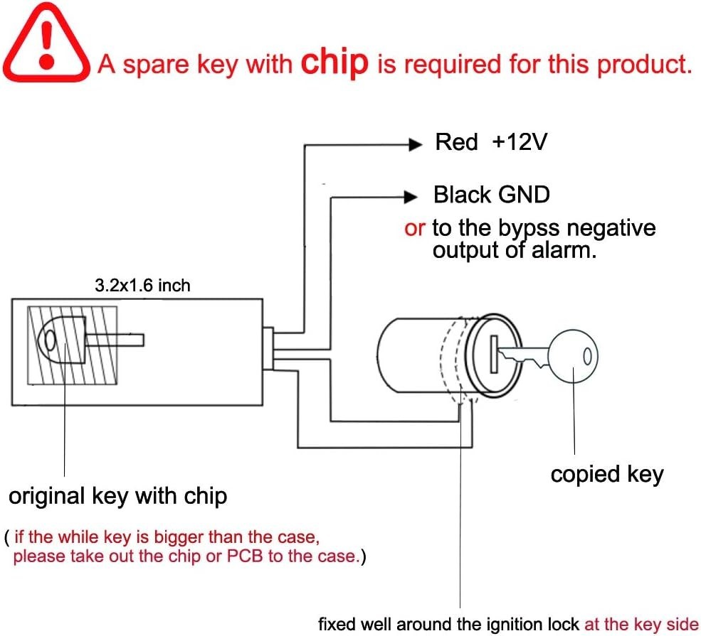 Car Immobilizer Transponder Bypass Module for Chip Key – Easy Installation