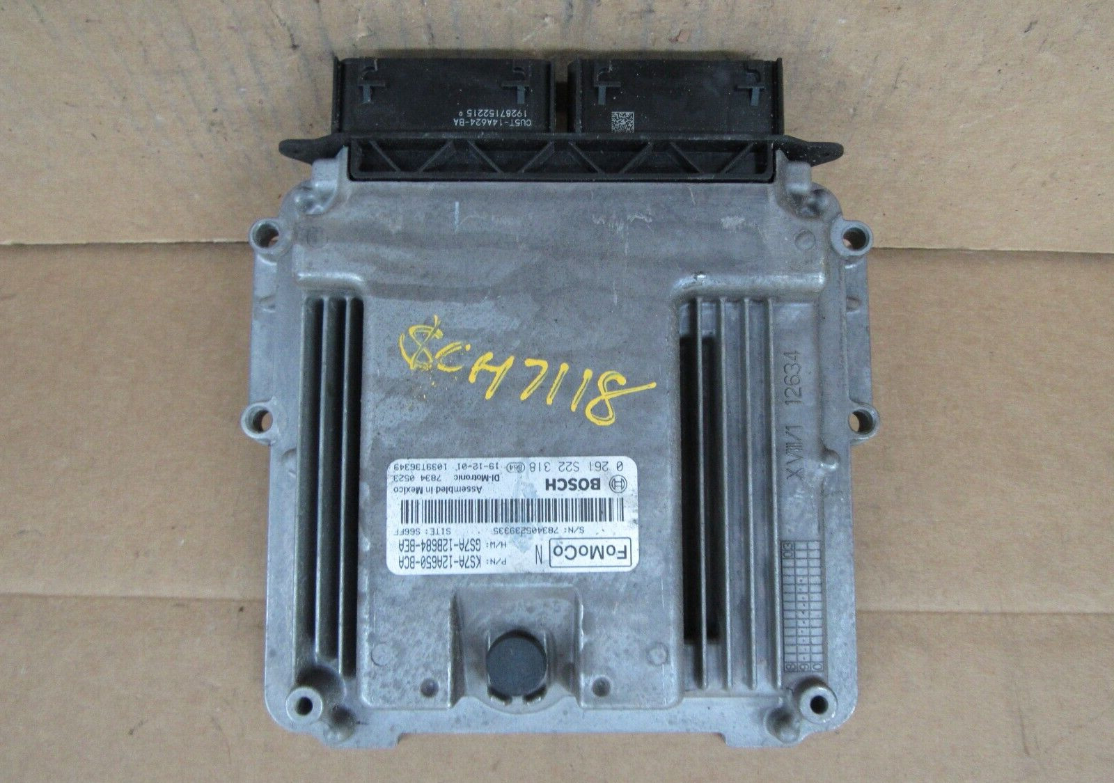 2020 Ford Fusion 1.5 Engine Computer Control Module EBX ECM KS7A12A650BCA OEM