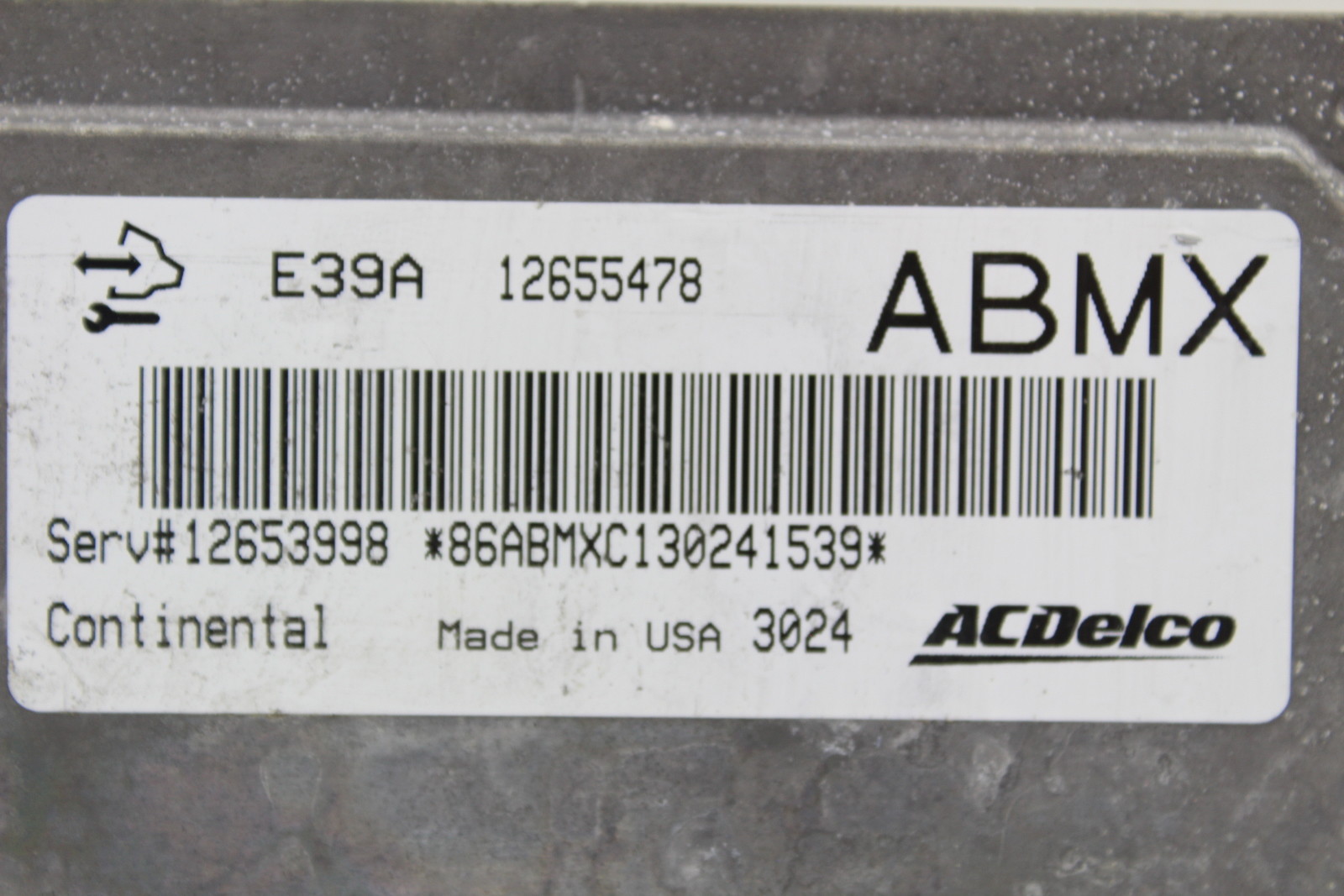 13-16 Cadillac CTS 12653998 Computer Brain Engine Control ECU ECM EBX Module