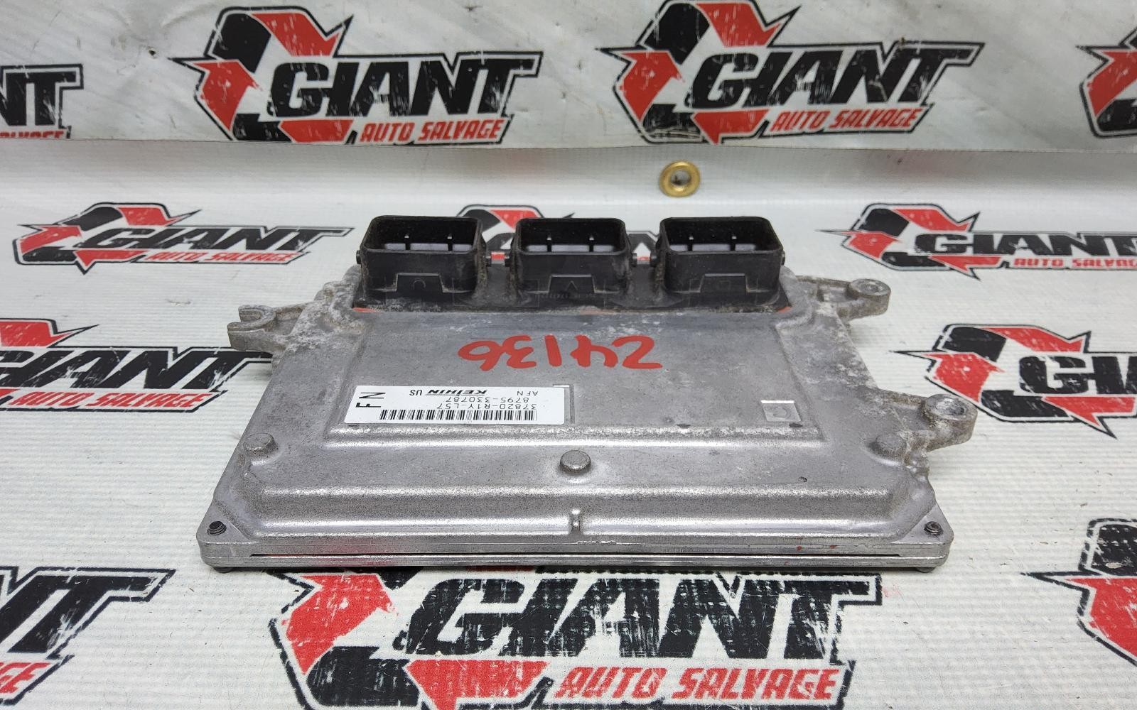 12 13 HONDA CIVIC LX 1.8L ELECTRONIC ENGINE CONTROL MODULE UNIT ECM 37820R1YL57