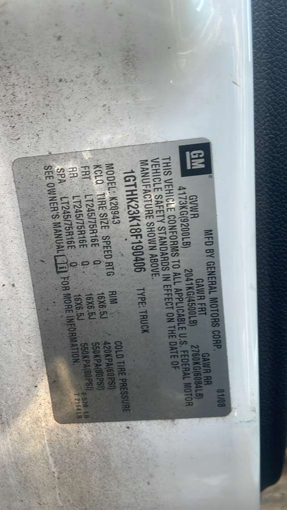 Used Engine Control Module (ECM) fits: 2008 Gmc Sierra 2500 pickup Electronic Co