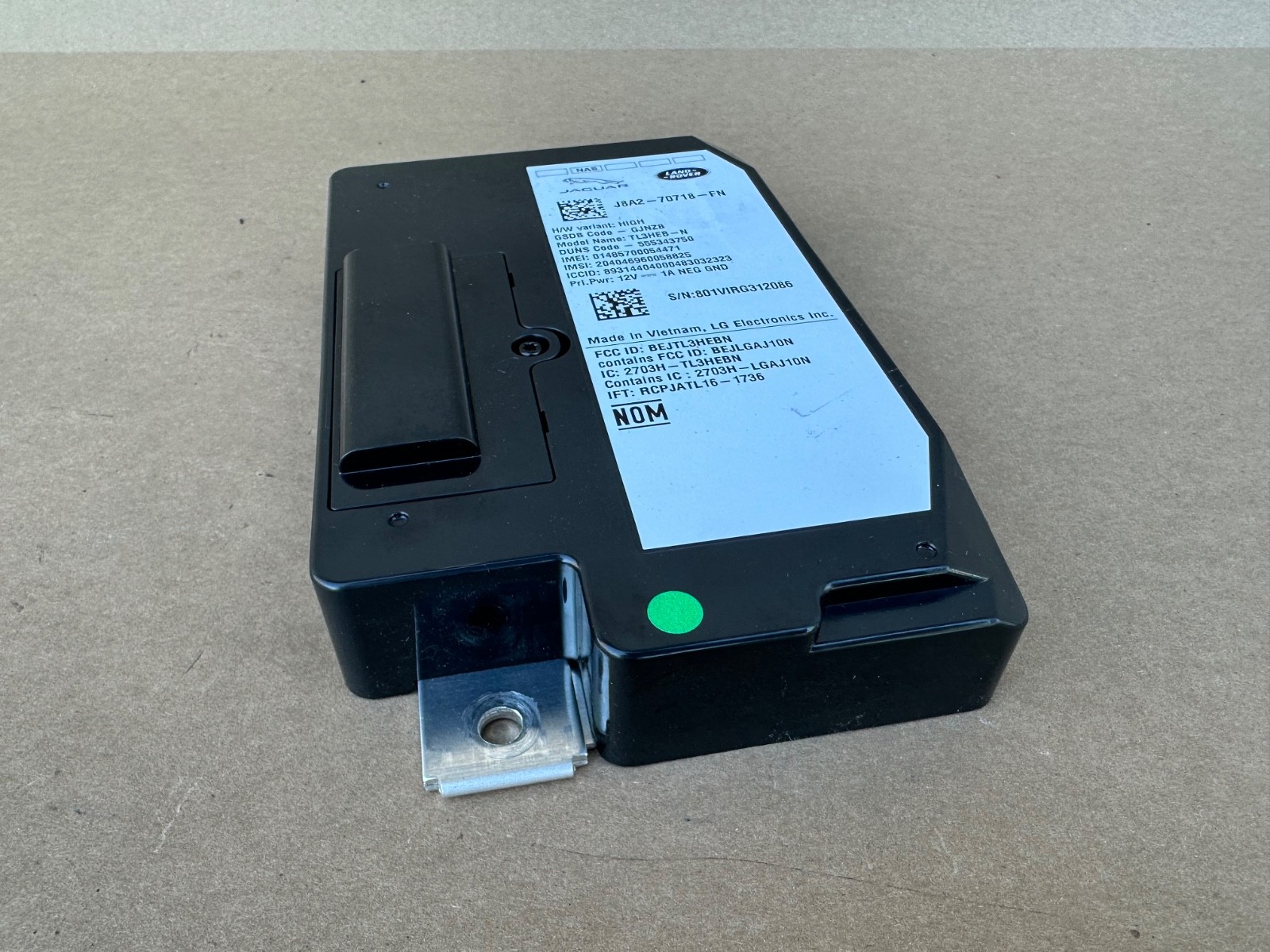 16-19 Land Rover Discovery Telematic Communication Module J8A2-70718-FN