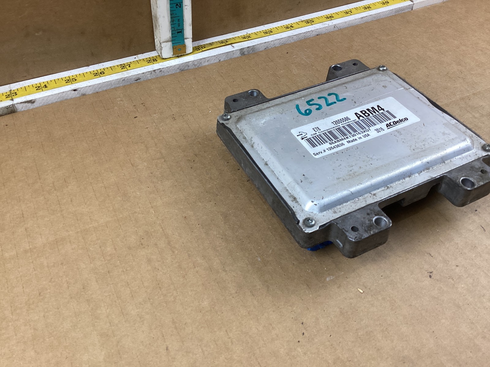 2012-2016 Chevrolet Cruze Engine Computer Control Module ECU ECM 12655586 OEM