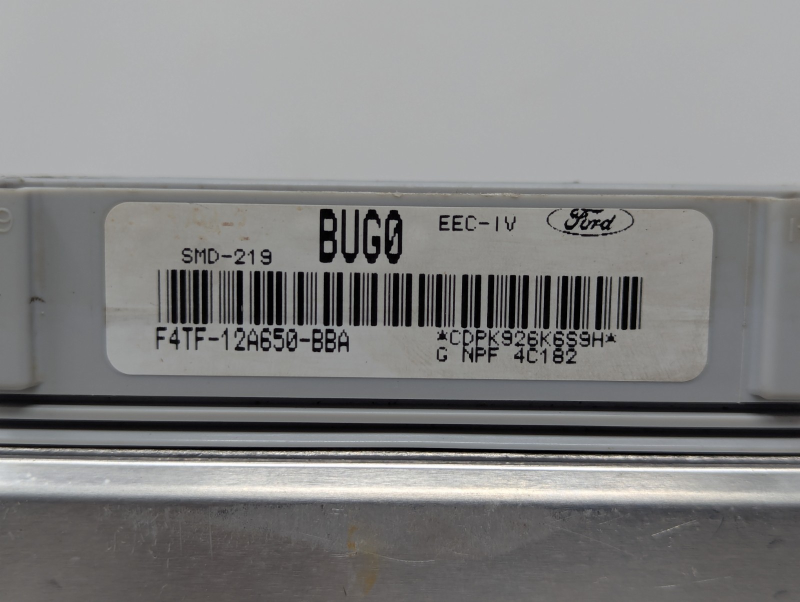 FORD 1994-1995 F150 F250 5.0L F4TF-12A650-BBA ENGINE COMPUTER MODULE PCM ECM ECU