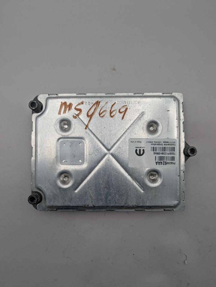 Used Engine Control Module (ECM) fits: 2019 Jeep Grand cherokee Electronic Contr