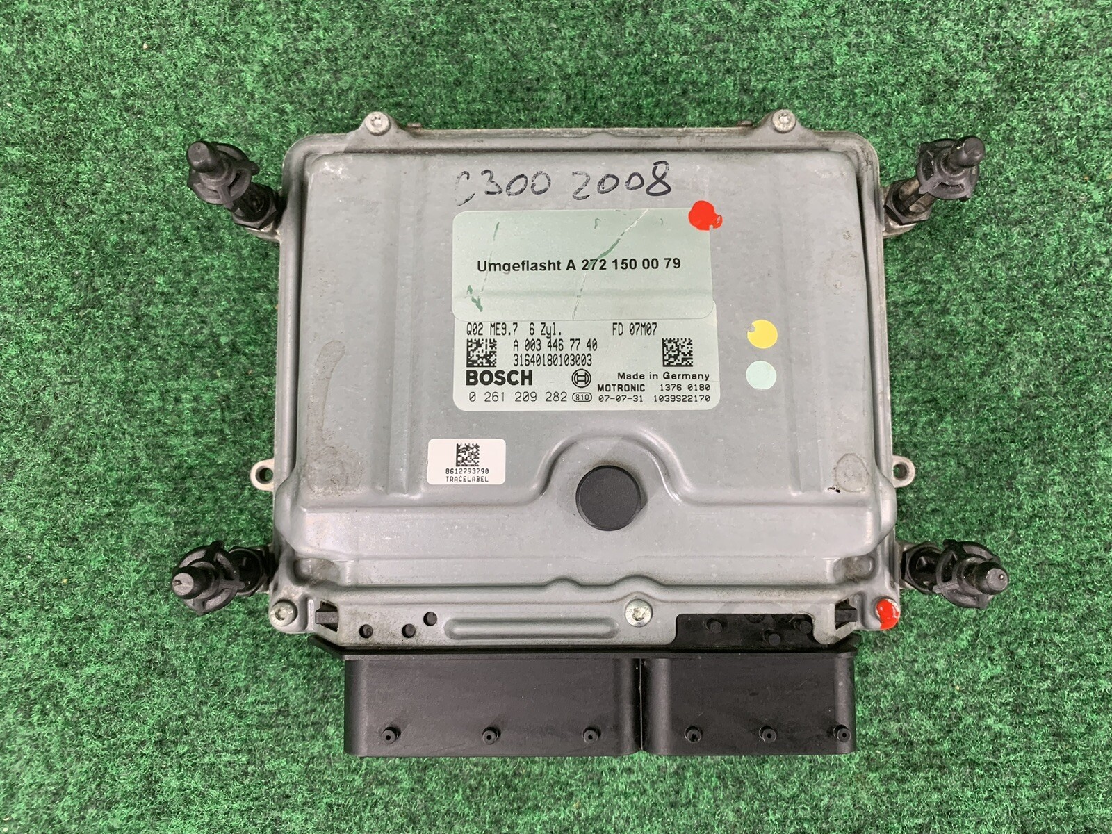 🛑 Mercedes W204 C300 E350 GLK350 M272 ECU Engine Control Unit A2721500079