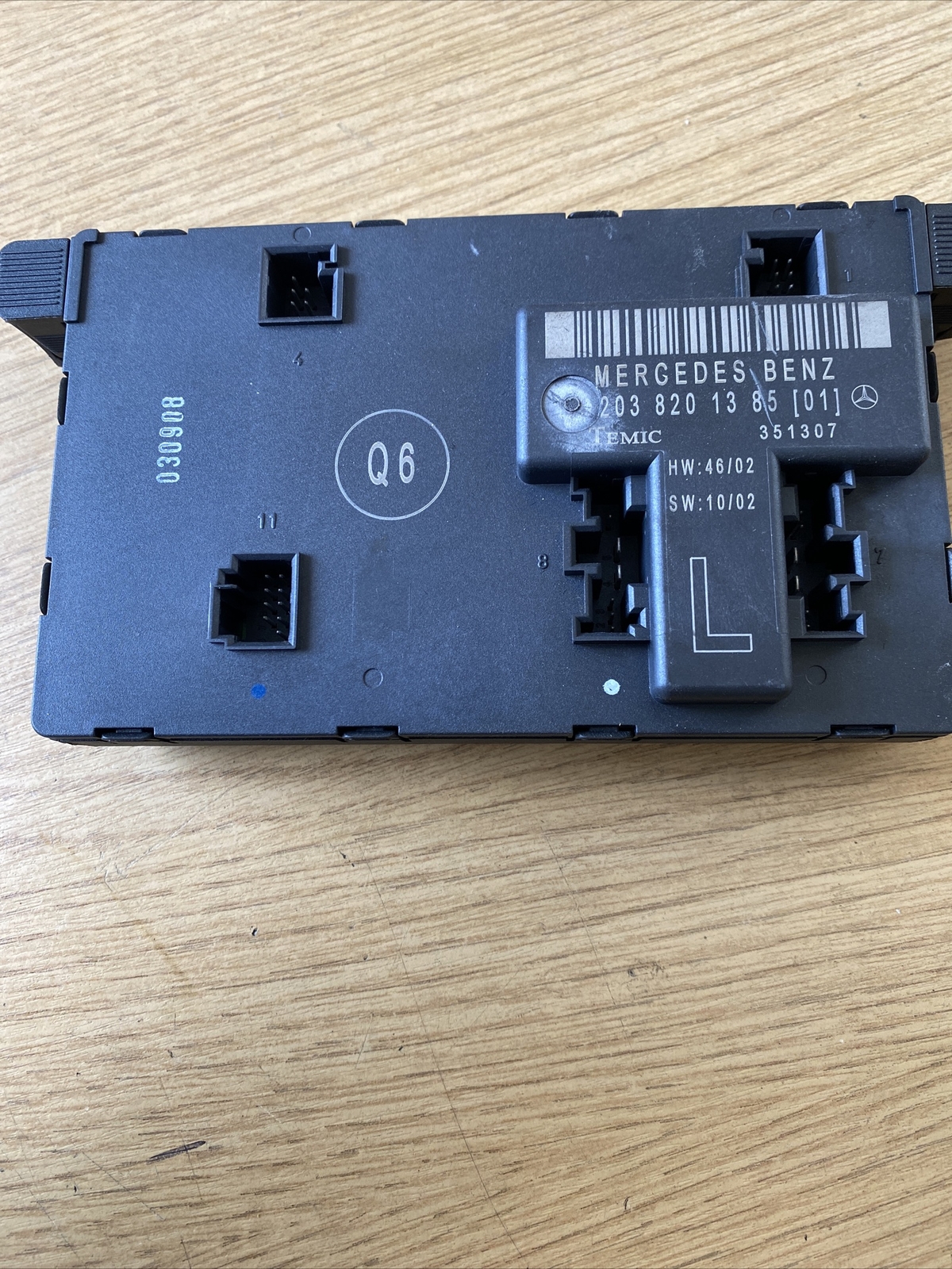 MERCEDES C CLASS CL203 COUPE DOOR CONTROL MODULE FRONT LEFT SIDE 2009 2038201385