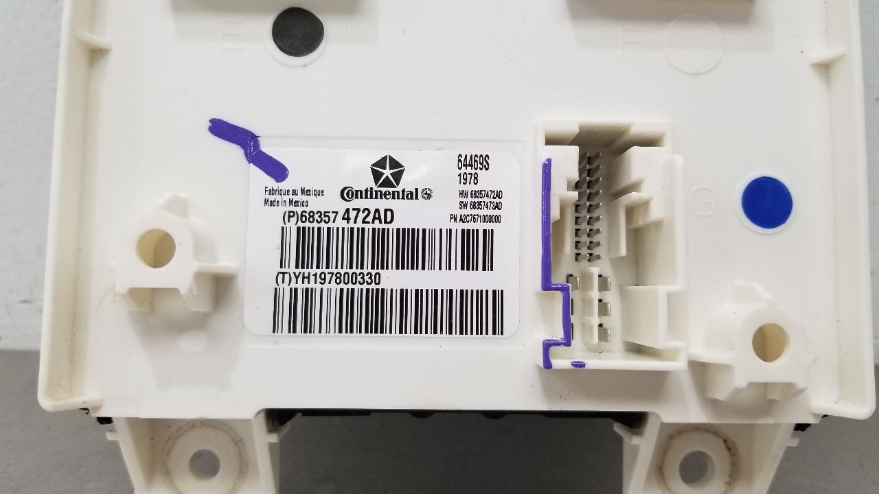 19 DODGE RAM 1500 CLASSIC STYLE BODY CONTROL MODULE BCM 68357472AD