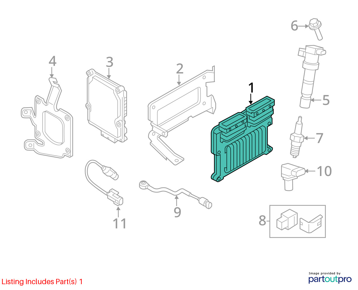 2016-2017 Kia Sorento Engine Computer Ecu Pcm Ecm Pcu Oem FZ56X