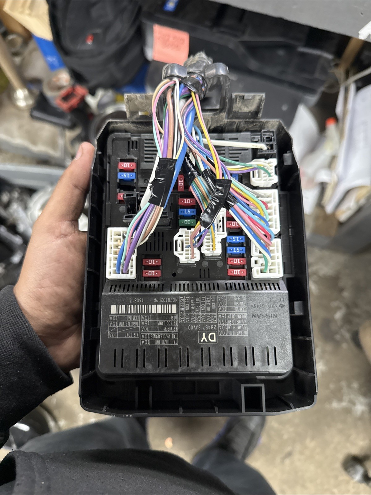 2017 to 2018 infiniti q50 q60 fuze box junction control panel oem