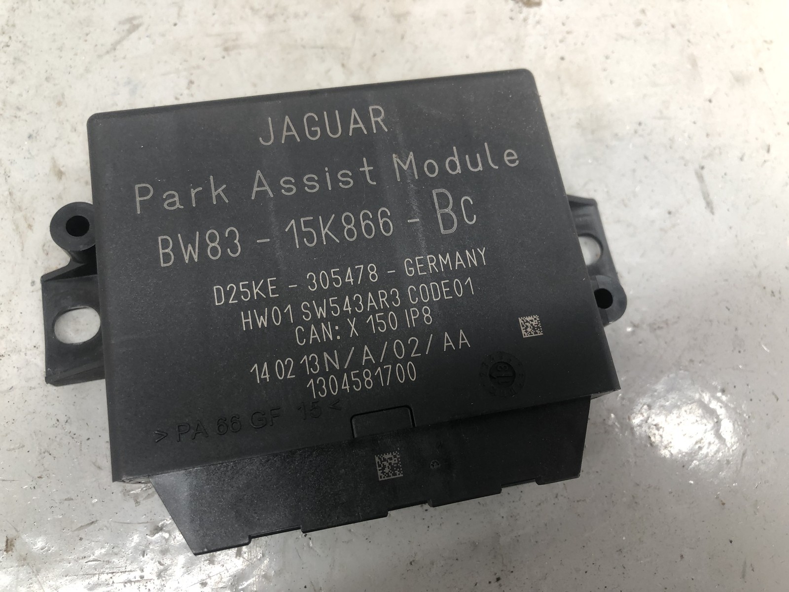 Jaguar XF Parking Aid Control Module BW83-15K866-BC 2008 to 2015