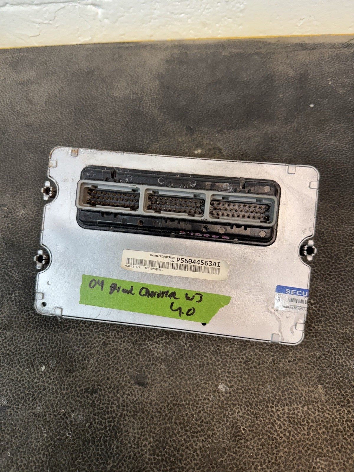 Refurbished 2004 Jeep Grand Cherokee 4.0 ECU Engine Control Module 56044563AI