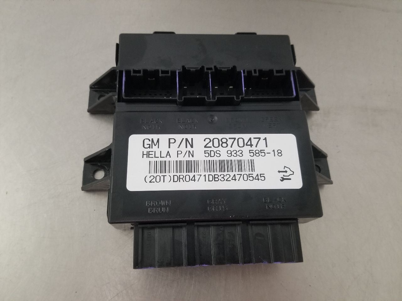 14 CHEVROLET SUBURBAN 1500 LTZ 5.3L MEMORY CONTROL MOD 20870471 OEM