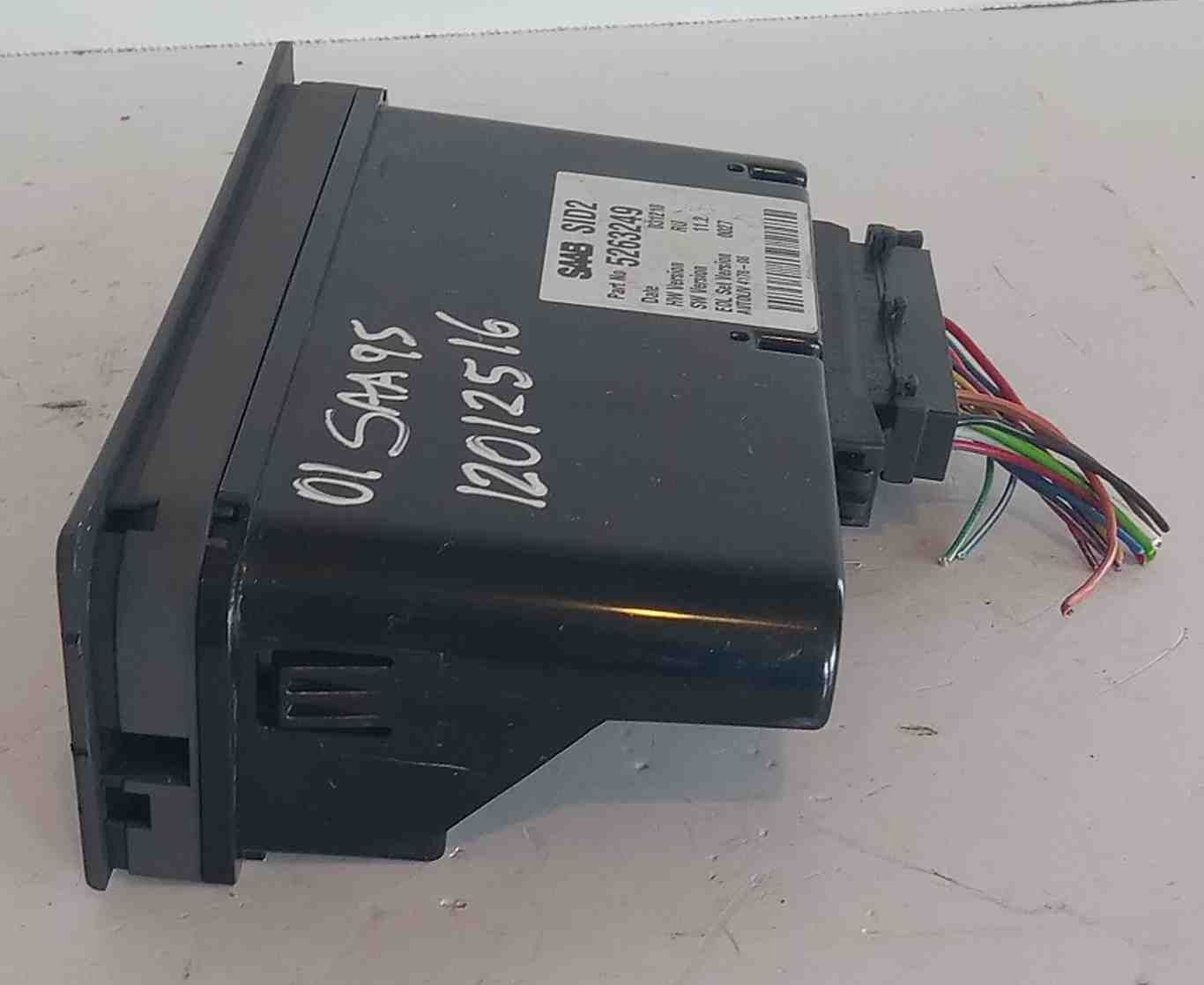 2001 SAAB 9-5 SID 2 INFO DISPLAY ID 5263249 USED OEM