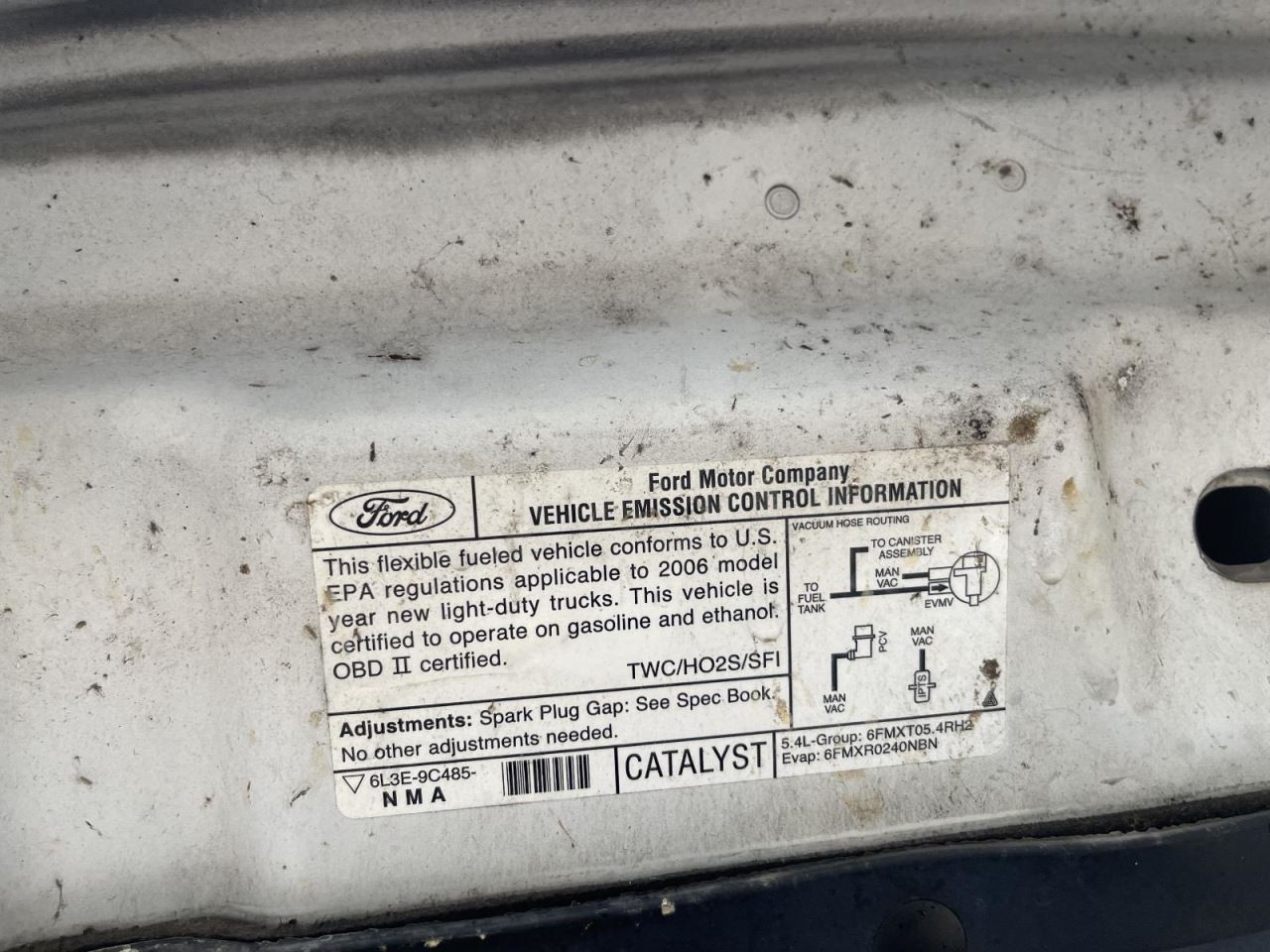 Chassis ECM Fuel Pump Frame Mounted Fits 04-08 FORD F150 PICKUP 969434