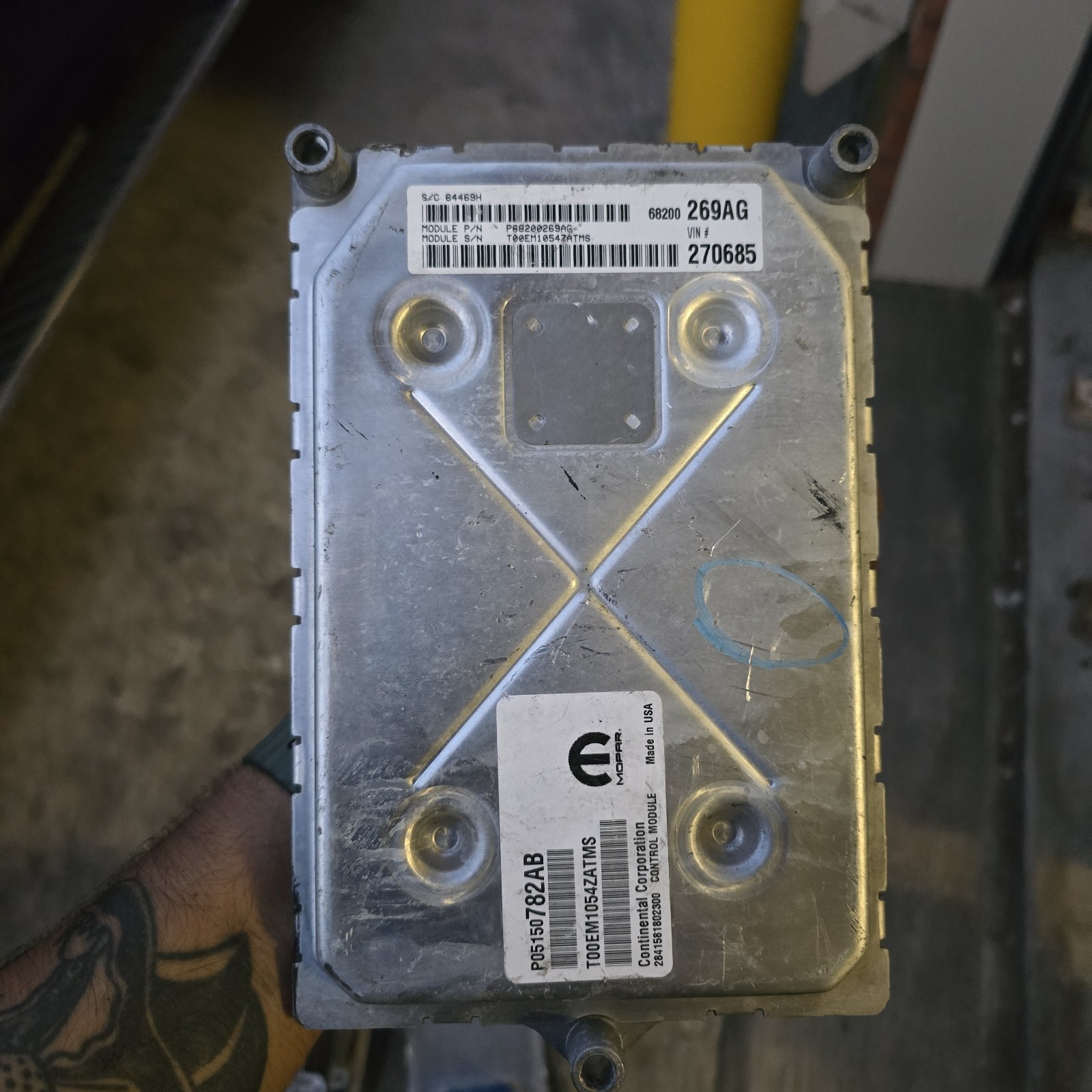 2017 Dodge Journey 3.6L Computer Brain Engine Control ECU ECM OEM P05150782AB