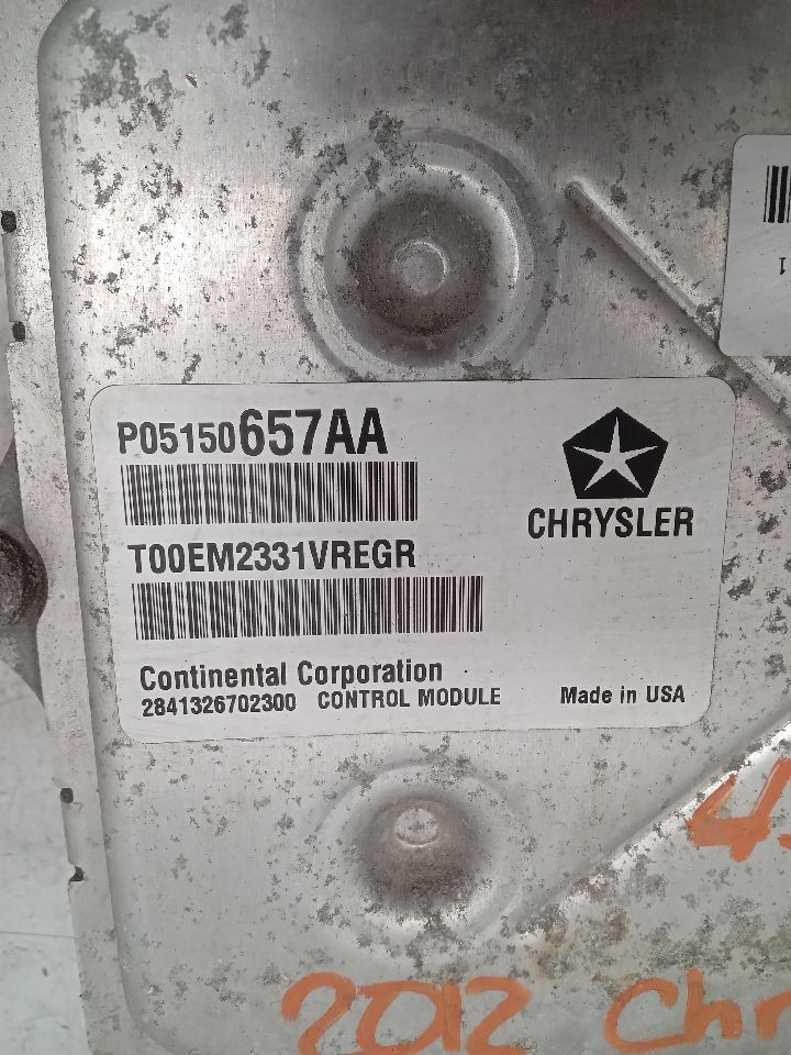 Used Engine Control Module (ECM) fits: 2012 Chrysler Town & country Electronic C