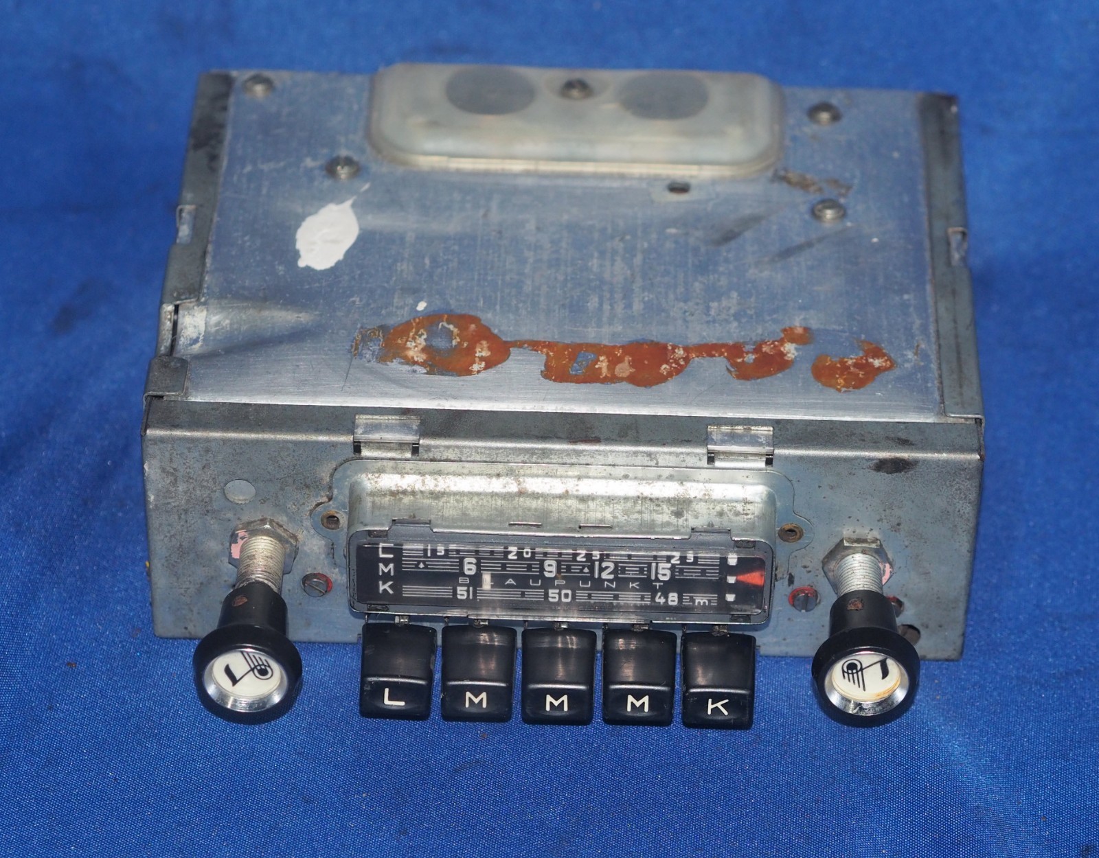 60s Porsche Blaupunkt Radio Payer Receiver Head Unit Assembly *Core* OEM