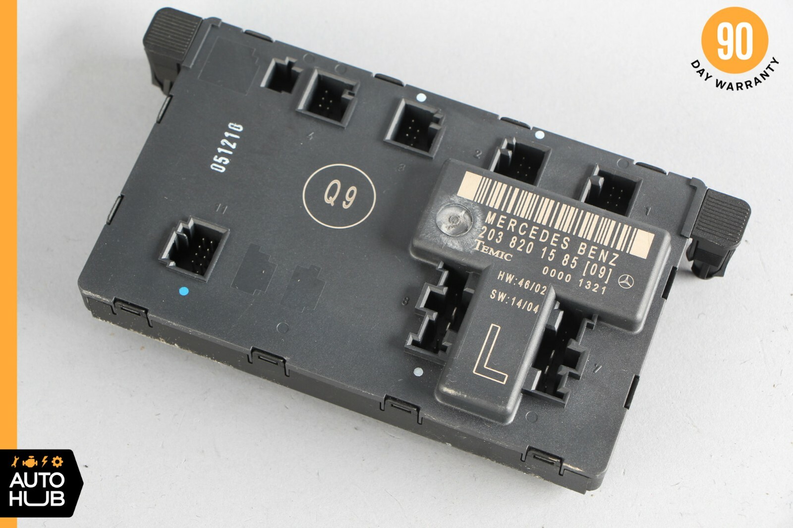 01-07 Mercedes W203 C230 C280 C320 Door Control Module Front Left 2038201585 OEM