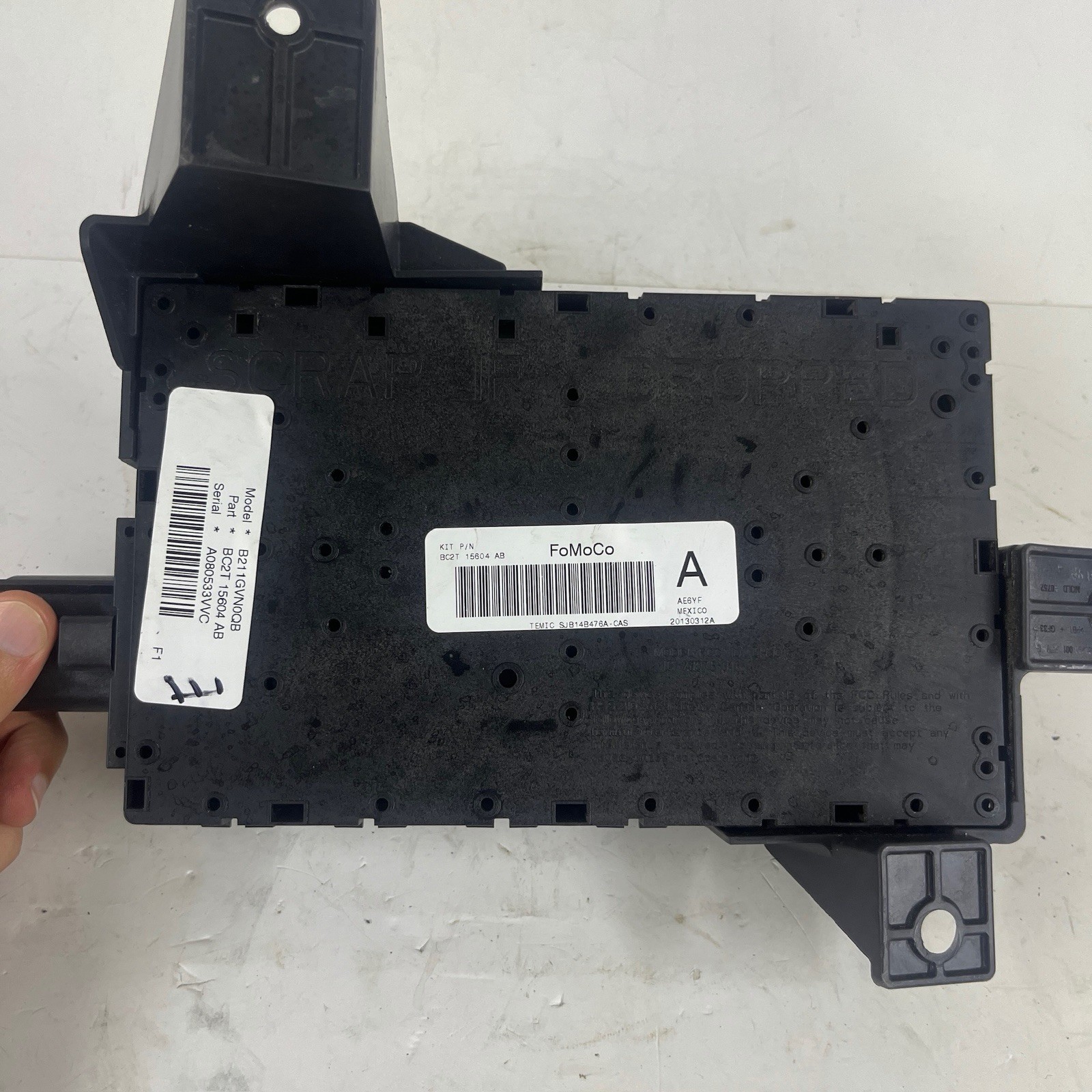 09-14 Ford E150 E250 Body Control Module Fuse Relay Junction Box BC2T-15604-AB