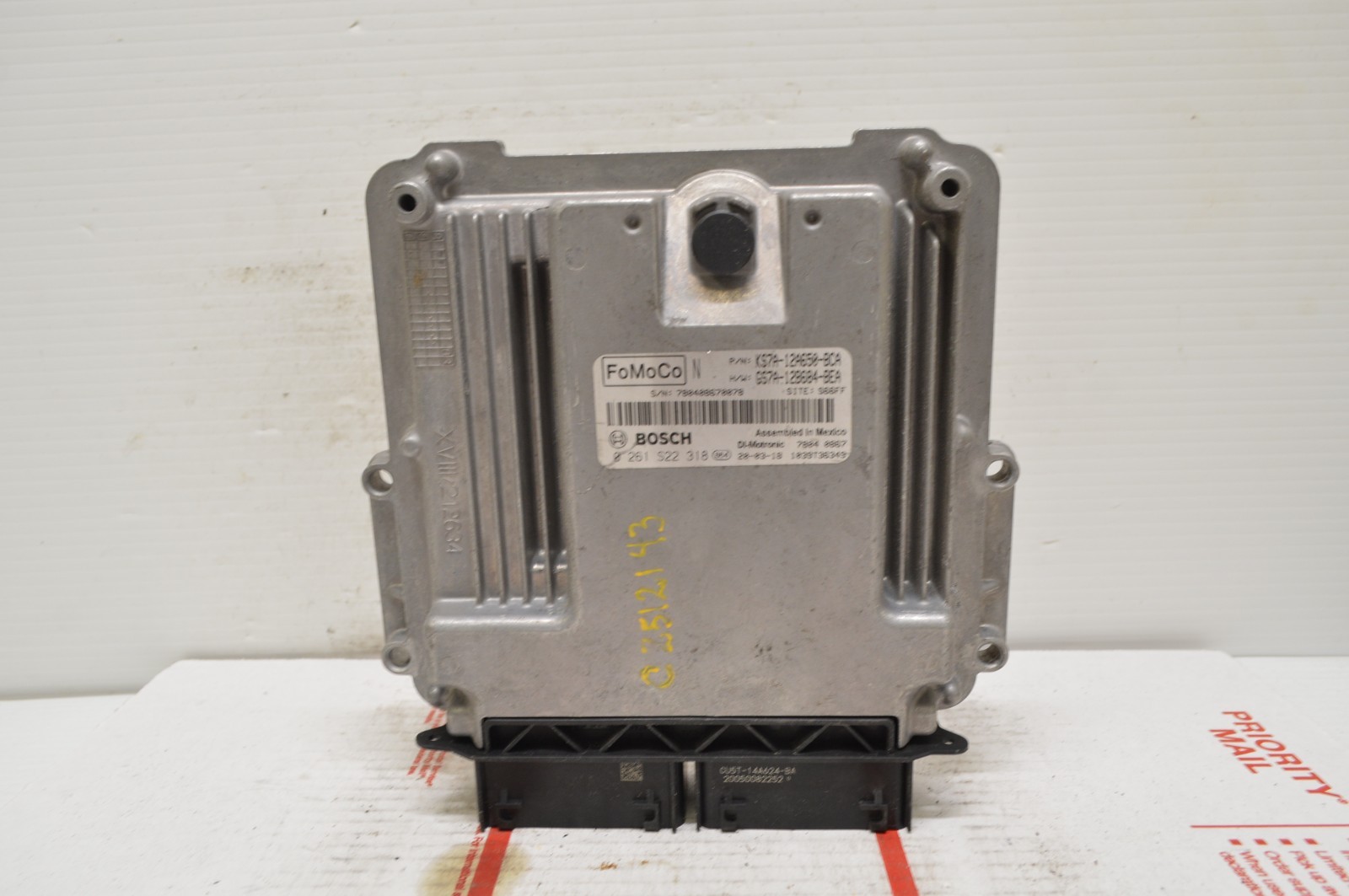 2017 2020 Ford Fusion 1.5 KS7A-12A650-BCA Engine Control Module Unit Ecm D69 017