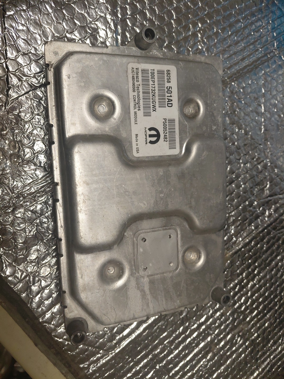 68258501AD ENGINE CONTROL COMPUTER OEM 17-18 JEEP COMPASNEW 1YR WRNTY