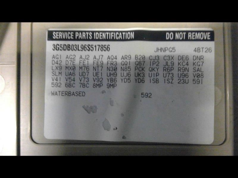 Chassis ECM Body Control BCM Fits 06-07 RENDEZVOUS 152400