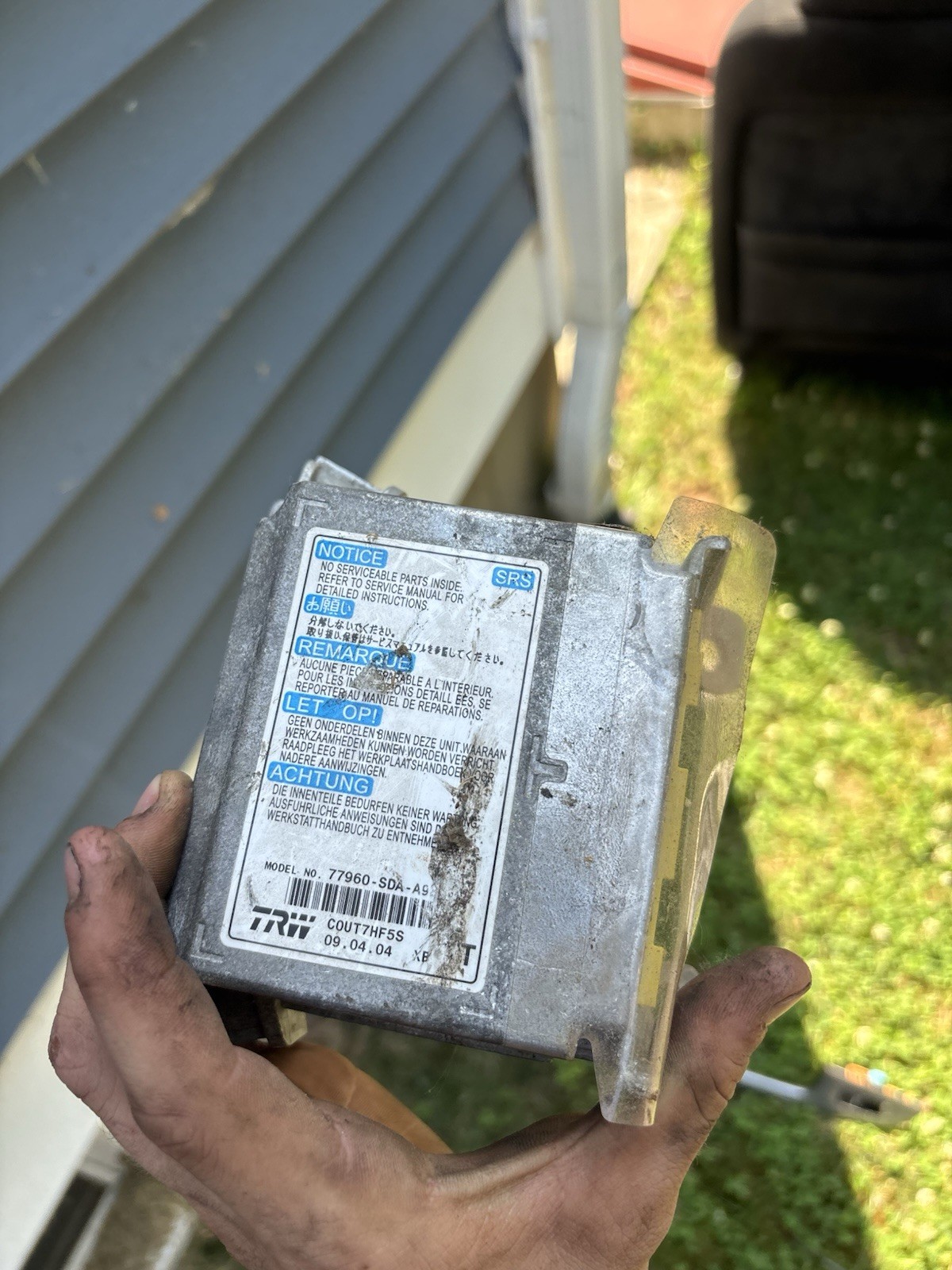 2003-2007 Honda Accord 4 Cyl Sedan SRS Module