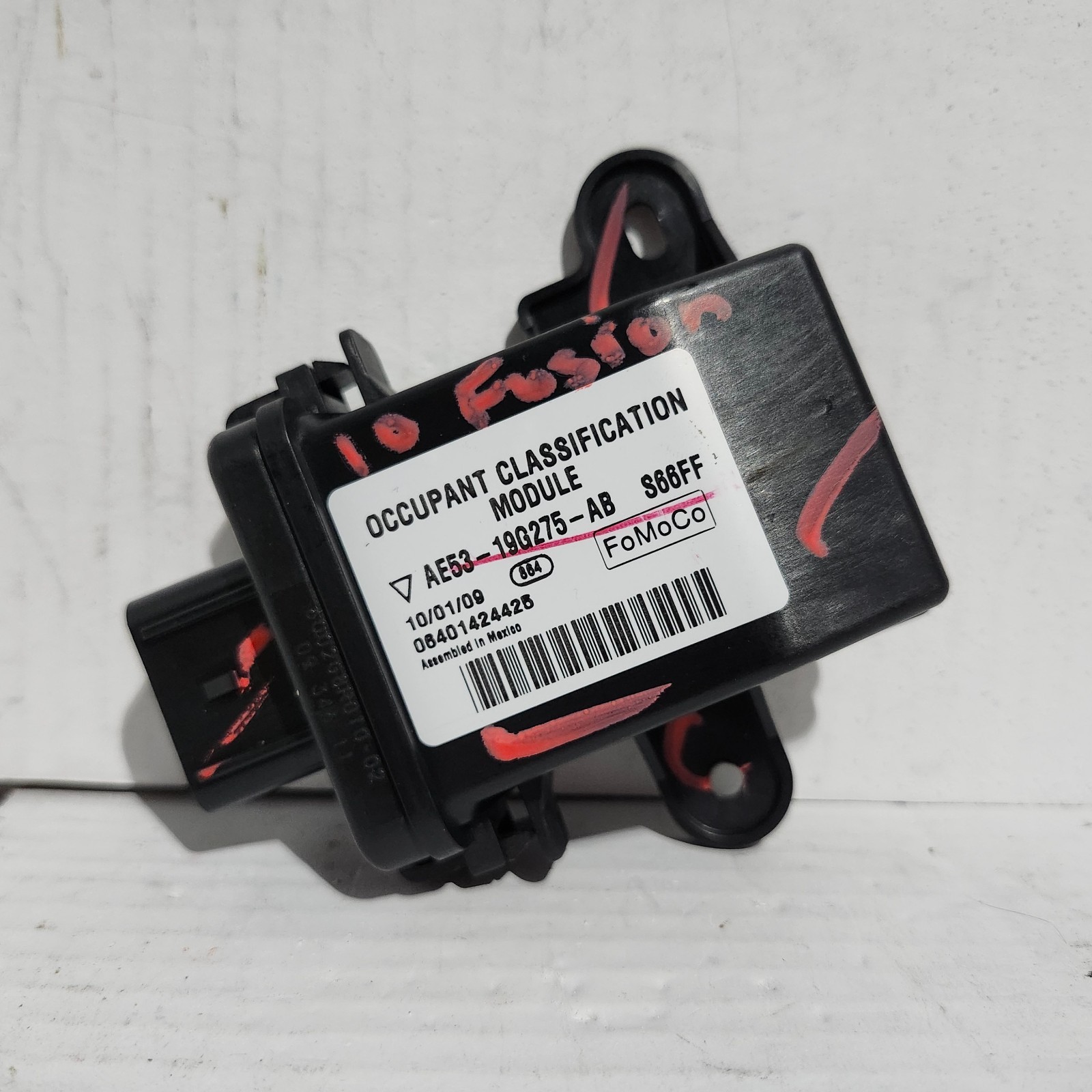💥 10-12 Ford Fusion Milan MKZ Passenger Seat Occupant Sensor AE53-19G275-AB