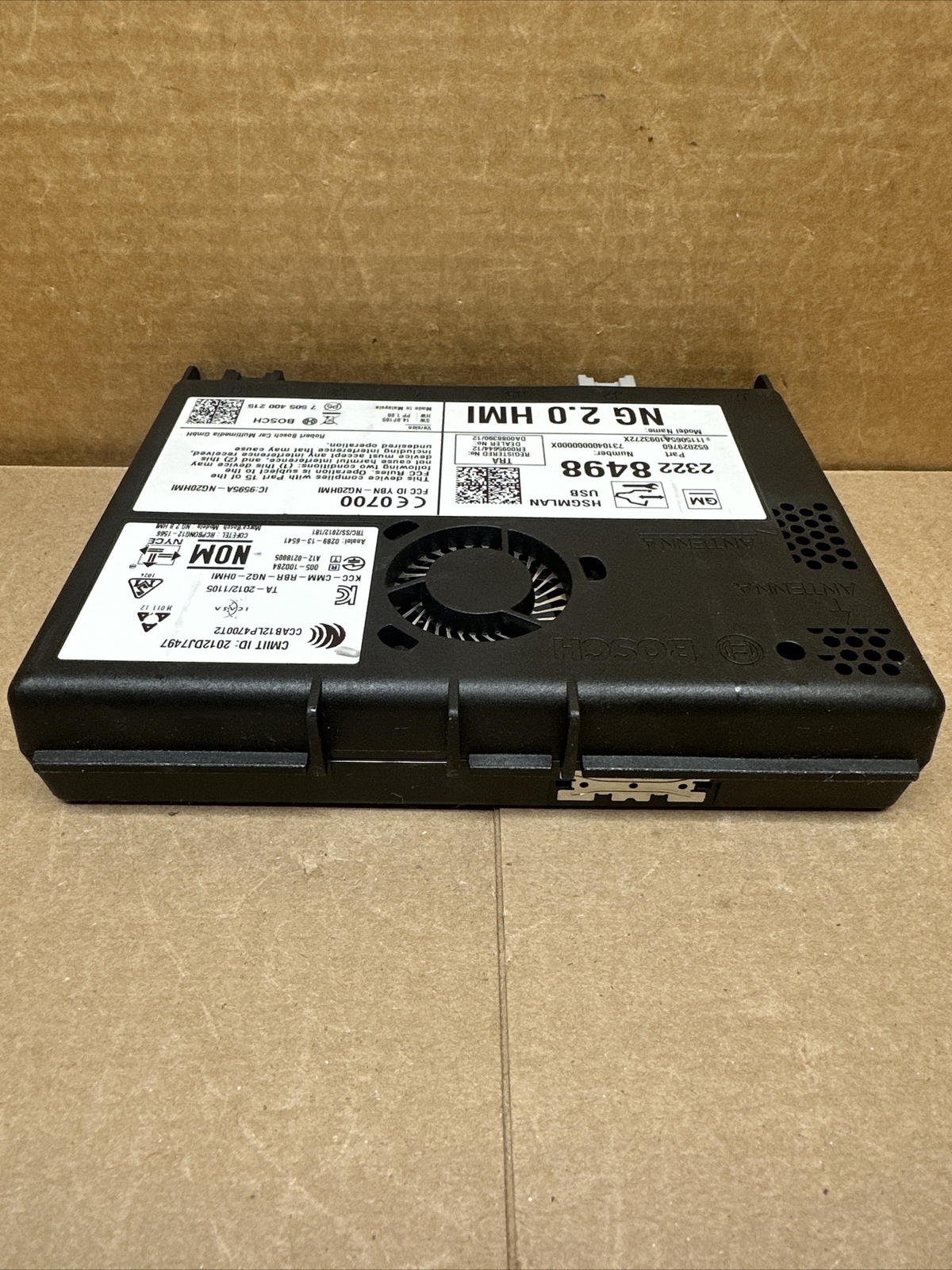 2015-2016 GM HMI Human Machine Interface Control Module 23228498