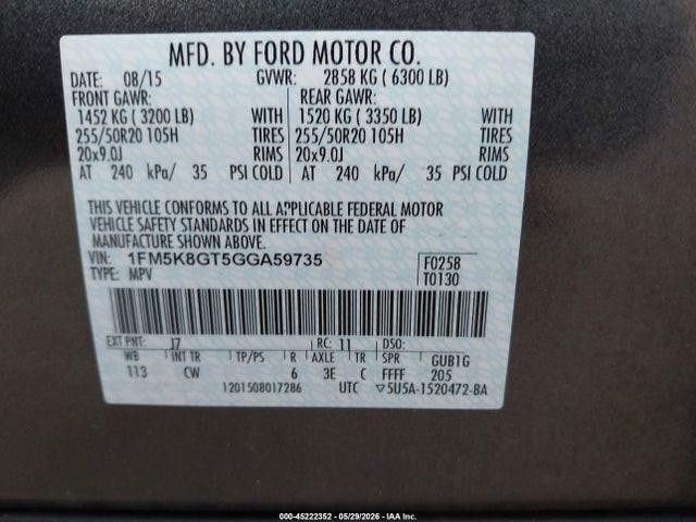 Used Engine Control Module (ECM) fits: 2016 Ford Explorer Electronic Control Mod